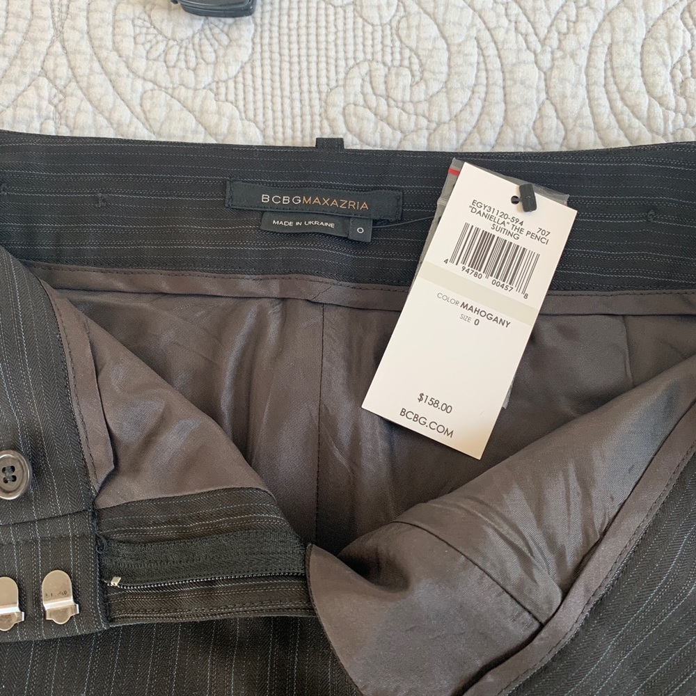 BCBG Pinstripe Skirt